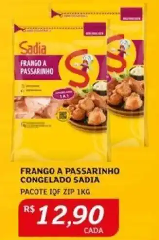 Assaí Atacadista FRANGO A PASSARINHO CONGELADO SADIA PACOTE IQF ZIP 1KG oferta