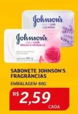 Assaí Atacadista SABONETE JOHNSON'S FRAGRÂNCIAS EMBALAGEM 80G oferta