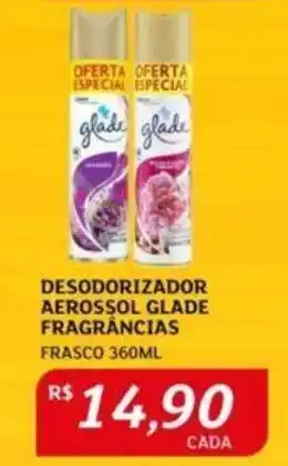 Assaí Atacadista DESODORIZADOR AEROSSOL GLADE FRAGRANCIAS FRASCO 360ML oferta