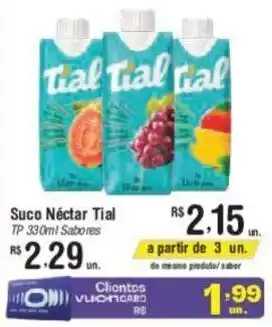 Fort Atacadista Suco Néctar Tial TP 330ml Sabores oferta