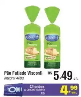 Fort Atacadista Pão Fatiado Visconti Integral 400g oferta