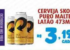 Bahamas Supermercados Cerveja Skol Puro Malte 473ml oferta