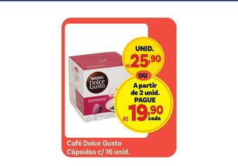Café Dolce Gusto Cápsulas