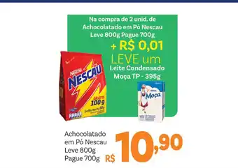 Covabra Supermercados Achocolatado Em Pó Nescau Leve 800g Pague 700g oferta