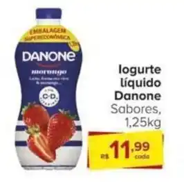 Carrefour logurte Líquido Danone Sabores, 1.25kg oferta