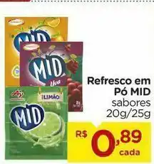 Refrescos em pó mid