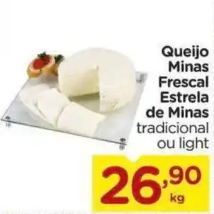 Carrefour Queijo Minas Frescal Estrela de MInas 1kg oferta