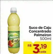 Suco de caju concentrado palmeiron 500 ml