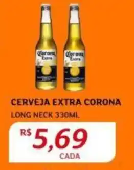 Assaí Atacadista CERVEJA EXTRA CORONA LONG NECK 330ML oferta