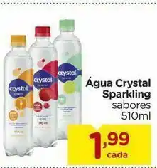 Água com sabor crystal 510 ml