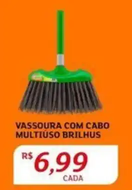 Assaí Atacadista VASSOURA COM CABO MULTIUSO BRILHUS oferta