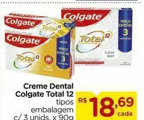 Creme dental colgate total 12