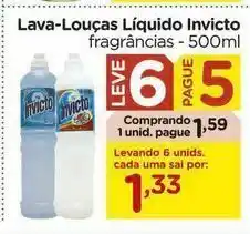 Lava louças invicto 500 ml