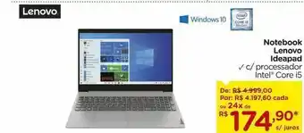 Notebook lenovo ideapad