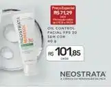 Drogal Neostrata - oil control facial fps 30 sem cor oferta