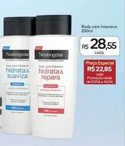 Drogal Neutrogena - body care intensive oferta