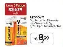 Drogal Cronovit - suplemento alimentar de vitamina c 1g c/ 10 cpr efervescentes oferta