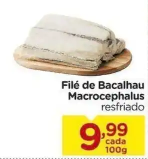 Carrefour File de Bacalhau Macrocephalus 100g oferta