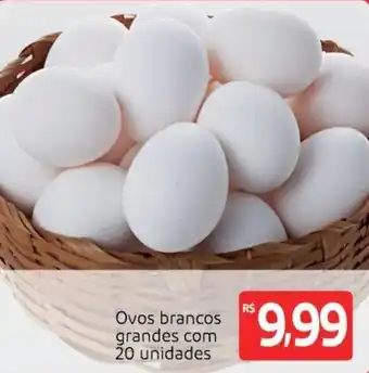 Extra Supermercado Ovos Branco grandes com 20 unidades oferta