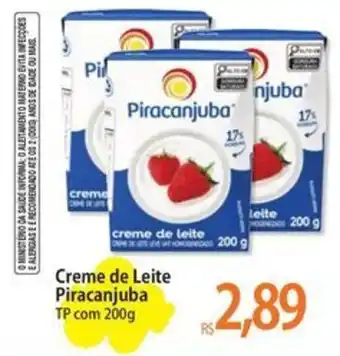 Atacadão Creme de Leite Piracanjuba TP com 200g oferta