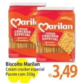 Atacadão Biscoito Marilan Cream cracker especial Pacote com 350g oferta