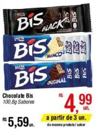 Fort Atacadista Chocolate Bis 100,8g Sabores oferta