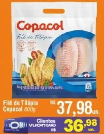 Fort Atacadista Filé de Tilápia Copacol 800g oferta