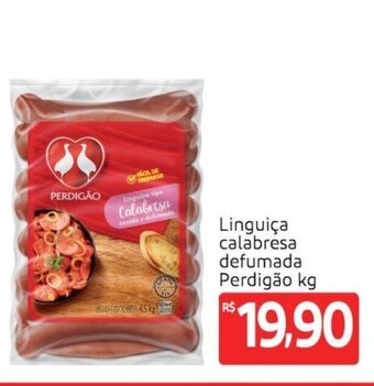 Extra Supermercado Linguica Calabresa Defumada Perdigao 1kg oferta