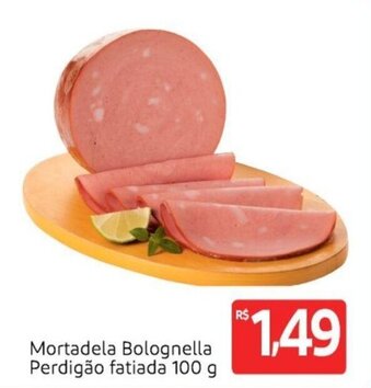 Extra Supermercado Mortadela Bolognella Perdigao fatiada 100g oferta
