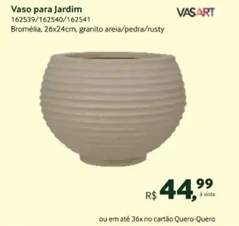 Quero Quero Vaso para Jardim oferta