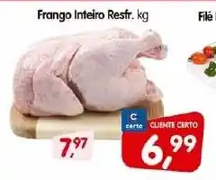 Cercadão Frango Inteiro Resfr. kg oferta