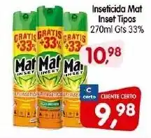 Cercadão Inseticida Mat Inset Tipos 270ml Gts 33% oferta