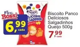 Rossi Supermercado Biscoito Panco Deliciosos Salgadinhos Queijo 500g oferta