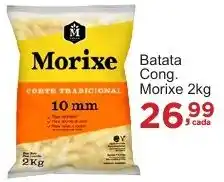 Rossi Supermercado Batata Cong. Morixe 2kg oferta