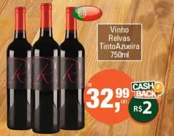 Alvorada Supermercados Vinho Relvas TintoAzueira 750ml oferta