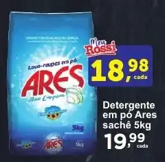 Rossi Supermercado Detergente em pó Ares sachê 5kg oferta
