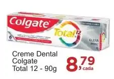 Rossi Supermercado Creme Dental Colgate Total 12 - 90g oferta