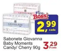 Rossi Supermercado Sabonete Giovanna Baby Moments Candy/ Cherry 90g oferta