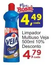 Rossi Supermercado Limpador Multiuso Veja 500ml 10% Desconto oferta