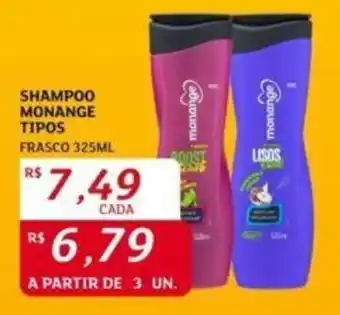 Assaí Atacadista SHAMPOO MONANGE TIPOS FRASCO 325ML oferta