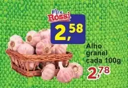 Rossi Supermercado Alho granel cada 100g oferta