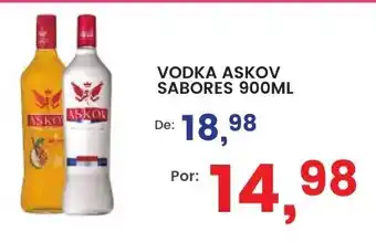 Federzoni Supermercados VODKA ASKOV SABORES 900ML oferta