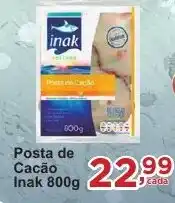 Rossi Supermercado Posta de Cacão Inak 800g oferta