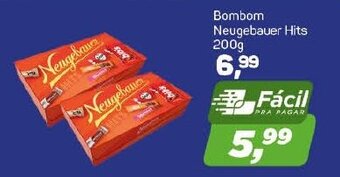 Arena Atacado Bombom Neugebauer Hits 200g oferta