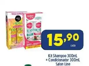 Arena Atacado Kit Shampoo 300ml + Condicionador 300ml Salon Line oferta