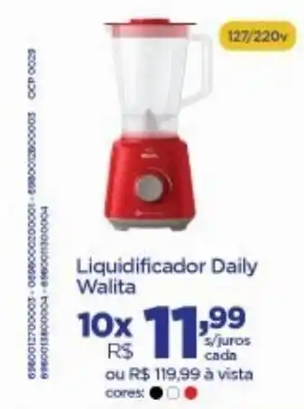 Casa Freitas Liquidificador Daily Walita oferta