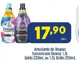 Arena Atacado Amaciante de roupas Concentrado Downy 1.3L Gratis 230ml ou 1.5L Gratis 250ml oferta