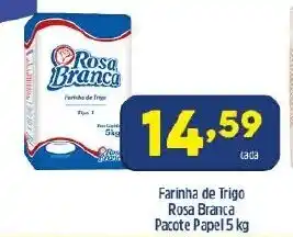 Arena Atacado Farinha de trigo Rosa Branca pacote Papel 5kg oferta