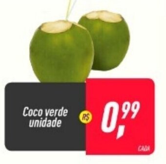 Frangolândia Coco verde unidade oferta