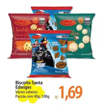 Atacadão Biscoito Santa Edwiges Vários sabores Pacote com 90g/100g oferta